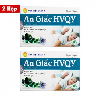 Liệu trình 1 tháng An Giấc HVQY - Học Viện Quân Y an thần ngủ ngon 2 hộp x 30 viên