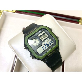 Đồng hồ casio AE-1200WHB-1BVDF nam - máy pin - dây vải