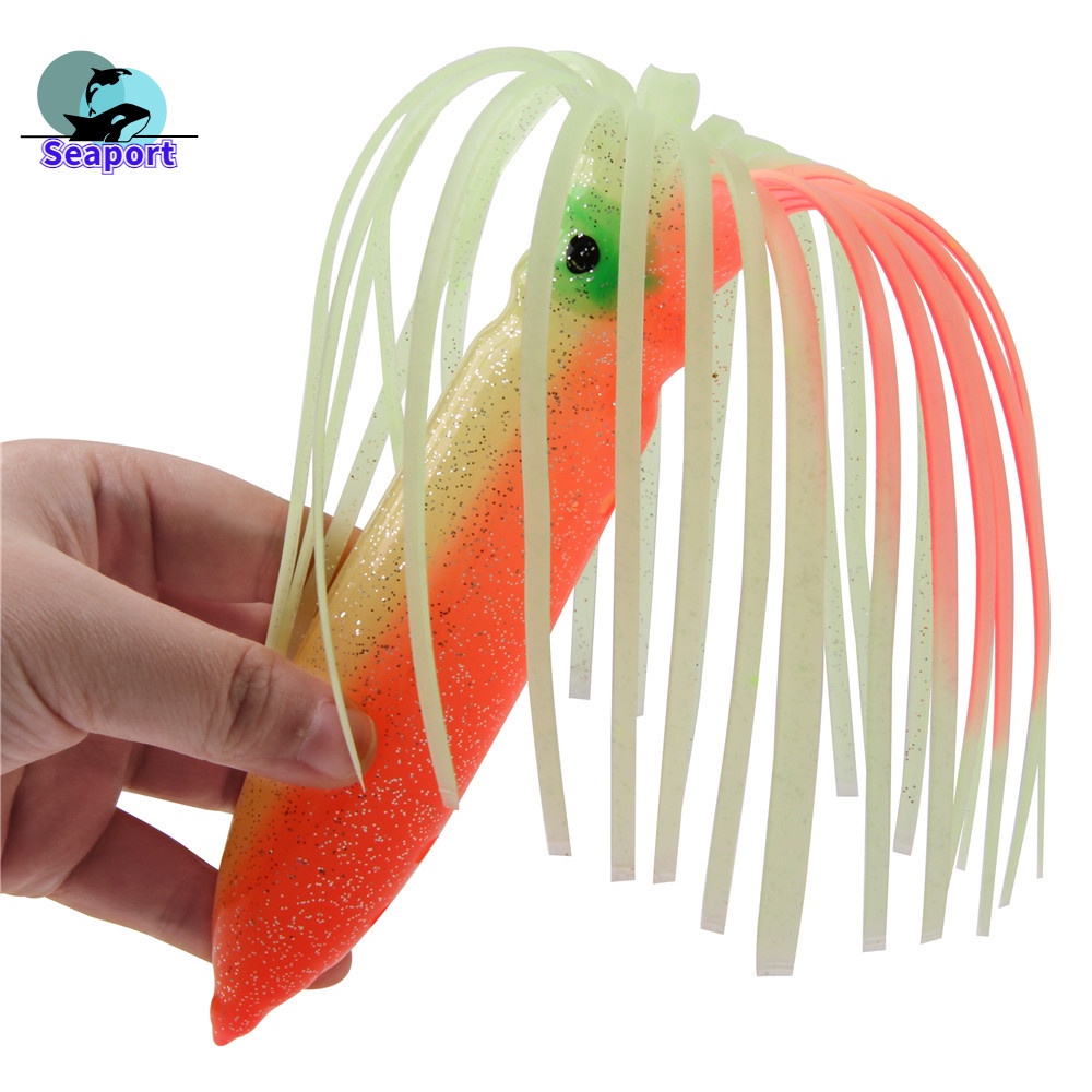 Mồi Câu Cá Hình Bạch Tuộc Kích Thước 11.8inch 55g 30cm