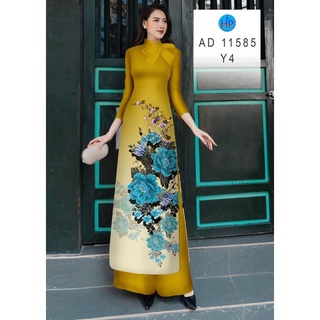 vải áo dài in Hoa