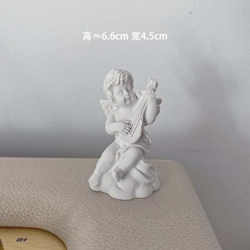 Set 4 tượng thần tình yêu bằng nhựa resin để bàn trang trí