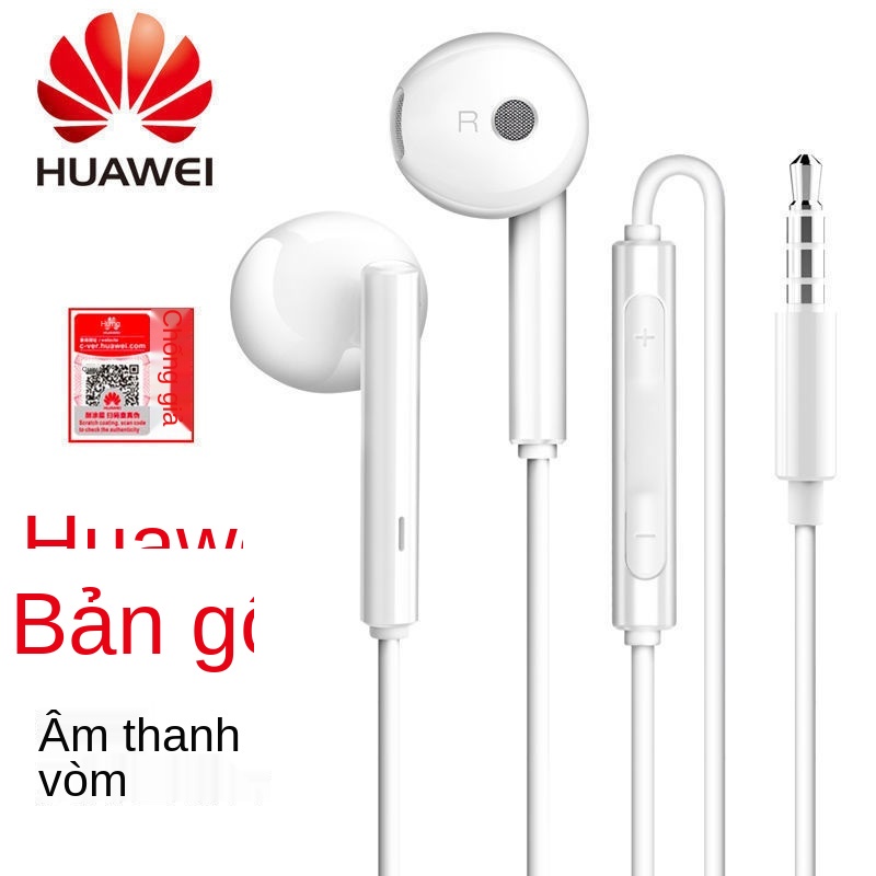 Tai nghe chính hãng Huawei AM115 bán trong tai điều khiển có dây với lúa mì 8x thưởng thức 10 vinh quang 9 lúa mì mang đ