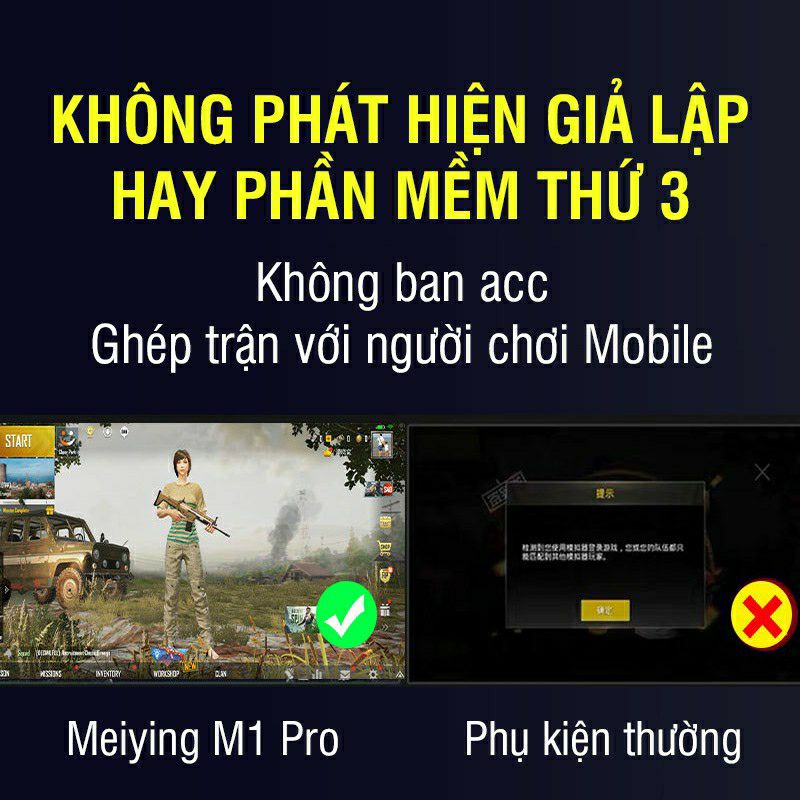 Mua 1 tặng 5 MEIYING M1 PRO - Bộ chuyển đổi chơi game PUBG Mobile, Free Fire, COD | WebRaoVat - webraovat.net.vn