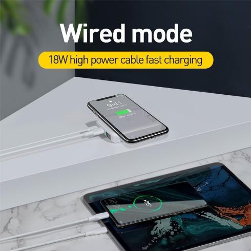 Pin Dự Phòng Tích Hợp Sạc Nhanh Không Dây Baseus F10W 10000mah (10W Wireless, 18W PD/ Q