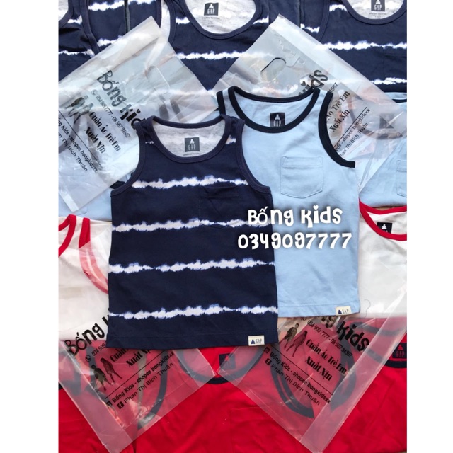 Áo Ba Lỗ Bé Trai Basic