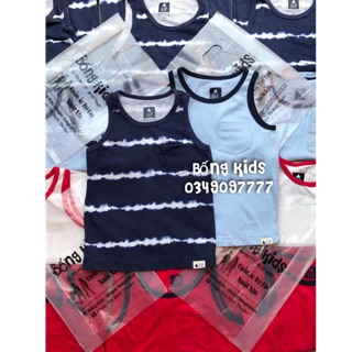 Áo ba lỗ bé trai basic