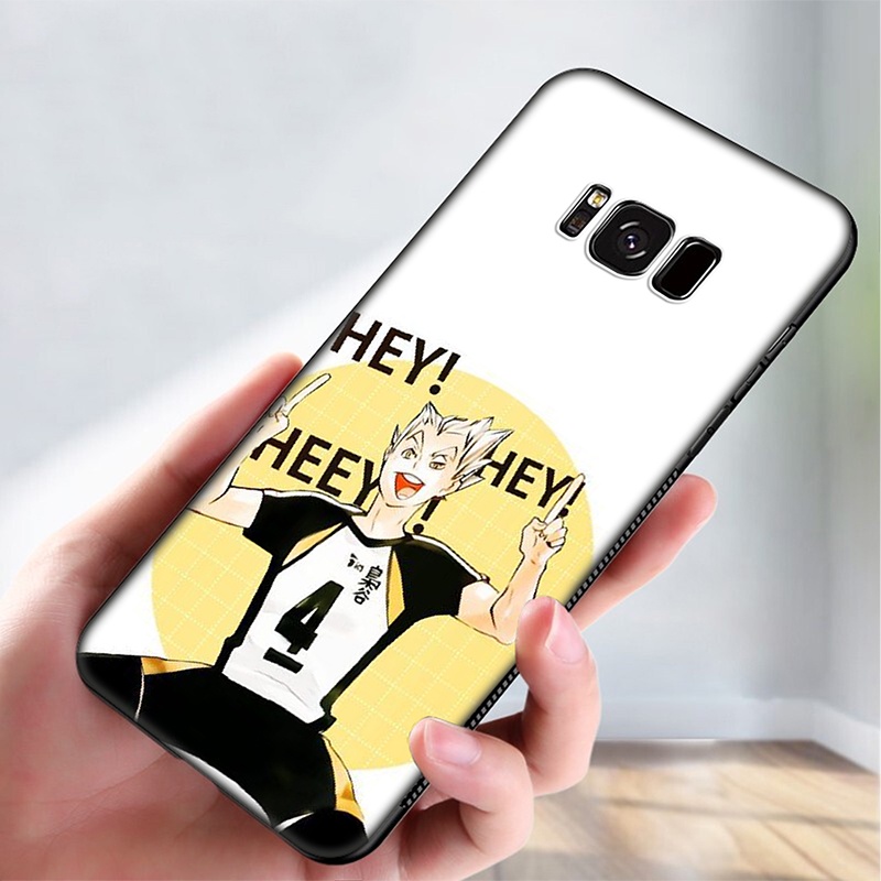 Ốp điện thoại mềm in hình Haikyuu cho Samsung Galaxy A11 A12 A22 A32 M21 M30s J4 Core A82 A91 63LU