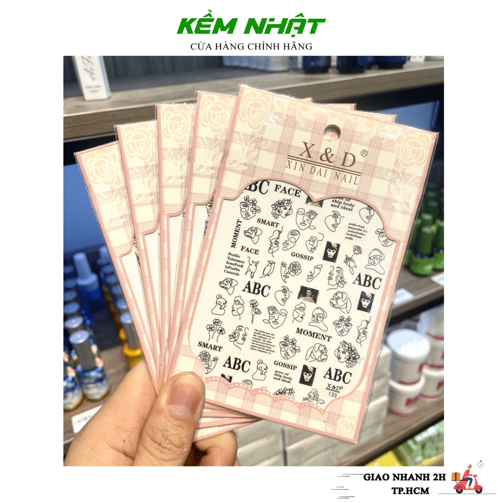 Sticker Dán Móng  Moment XD133