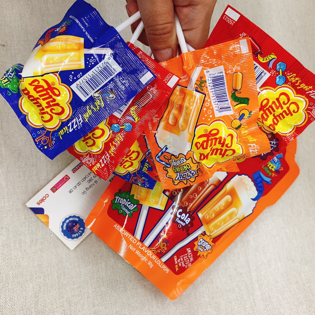 Kẹo Mút Chupa Chups Fizzy Drinks