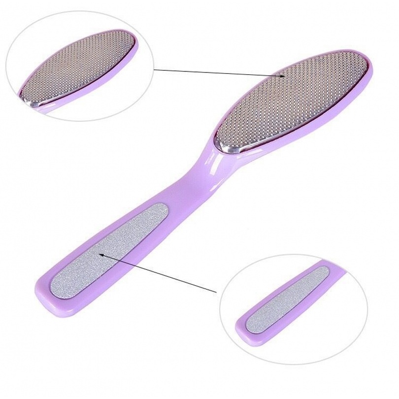 Dụng cụ chà gót chân tẩy tế bào chết hai đầu dạng nhám tiện lợi