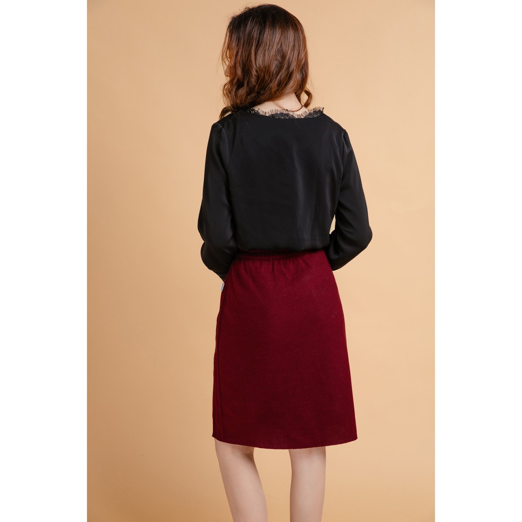 [Mã WABRHI5 giảm 15% đơn 599K] Chân váy dạ dài basic - 20Again | BigBuy360 - bigbuy360.vn