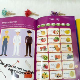 Bộ đồ chơi song ngữ cho bé
