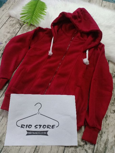 Áo khoác nỉ ngoại chống nắng có túi trong, xỏ ngón, cổ cao, nón rộng | BigBuy360 - bigbuy360.vn