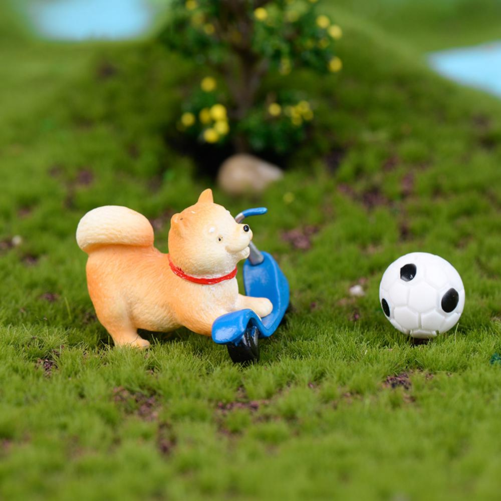 1 cún mini trang trí vườn cây cảnh