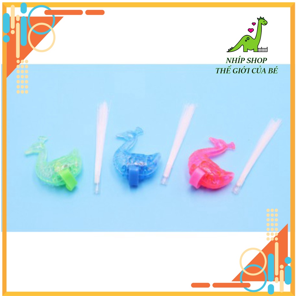 Đồ chơi con công phát sáng đèn sợi quang