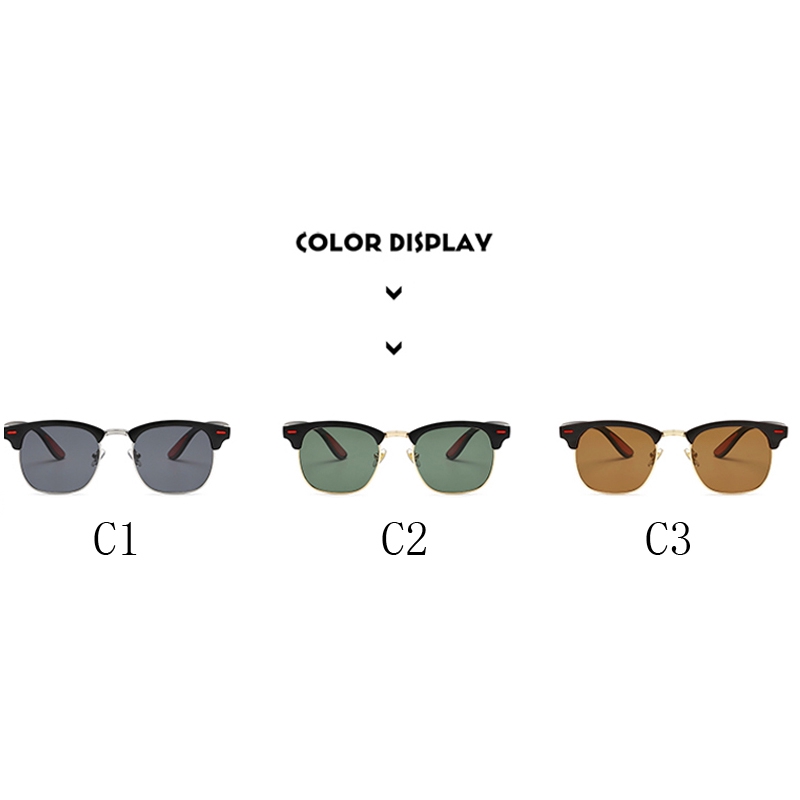 Mắt kính thời trang gọng hình vuông dành cho nam chạy xe ngoài trời