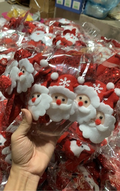 Vòng tay noel nhung có đèn công tắc sịn sò tháo rời được