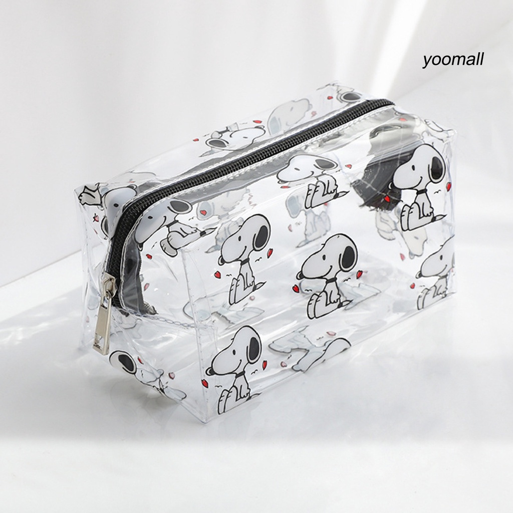 [Hàng mới về] Túi đựng mỹ phẩm du lịch cỡ lớn chống thấm nước in họa tiết hoạt hình