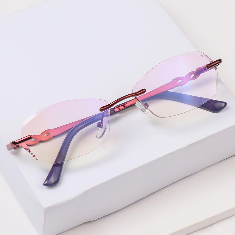 ESPO Mắt Kính Đọc Sách Chống Tia Bức Xạ Ánh Sáng Xanh Trong Suốt Gọng Kim Loại