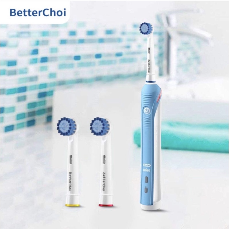 Đầu bàn chải điện thay thế Betterchoi bàn chải điện oral-B Sensitive USA