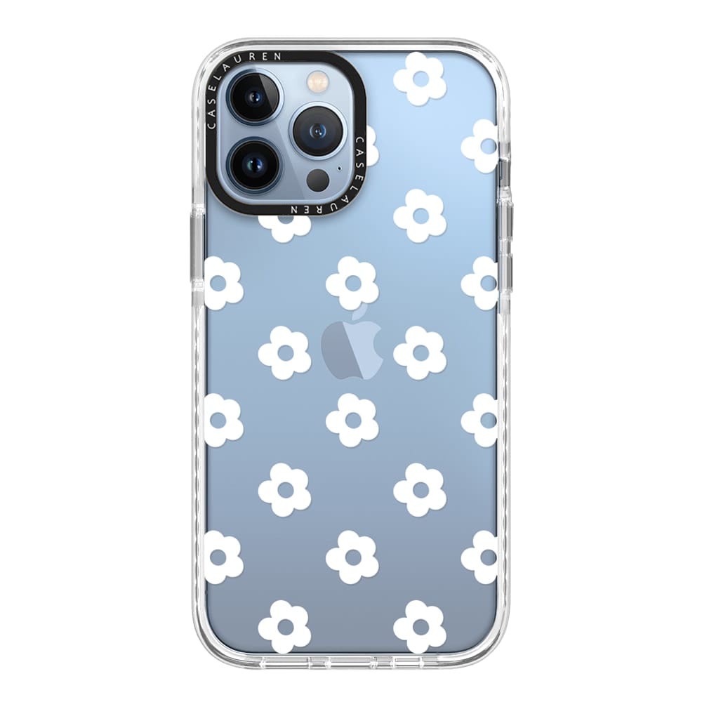 Ốp Lưng Chống Shock | Ditsy Daisies - White | Impact Case