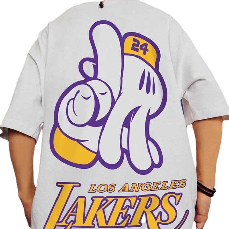 Áo Thun Tay Ngắn Dáng Rộng In Chữ Cỡ Lớn M-8XL Thời Trang Mùa Hè Cho Nam