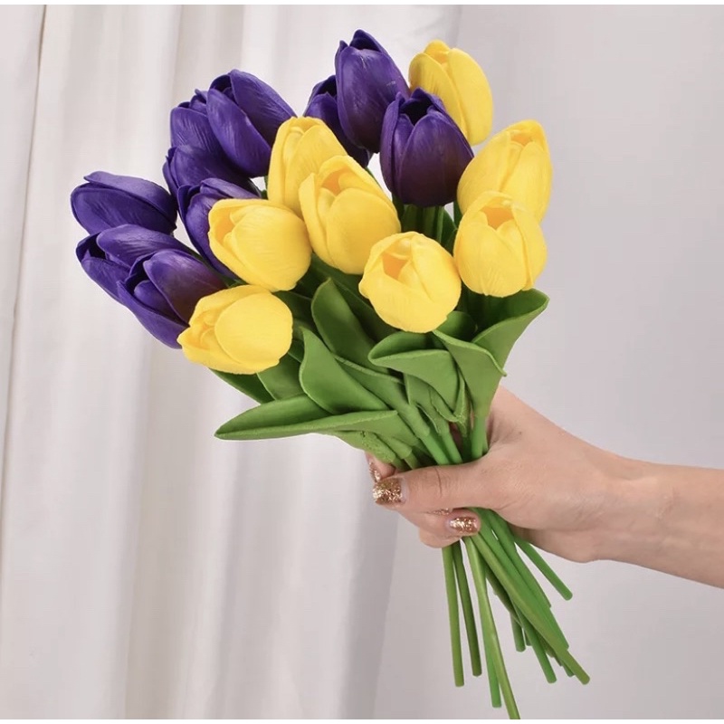 Hoa Tulip chất liệu nhựa trang trí decor | BigBuy360 - bigbuy360.vn