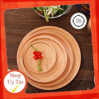 [Lạ Decor] Khay gỗ tròn làm phụ kiện chụp ảnh/ trang trí