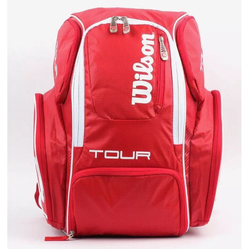 Balo Đựng Vợt Tennis Wilson Tour V Backpack Large Red #WRZ843696