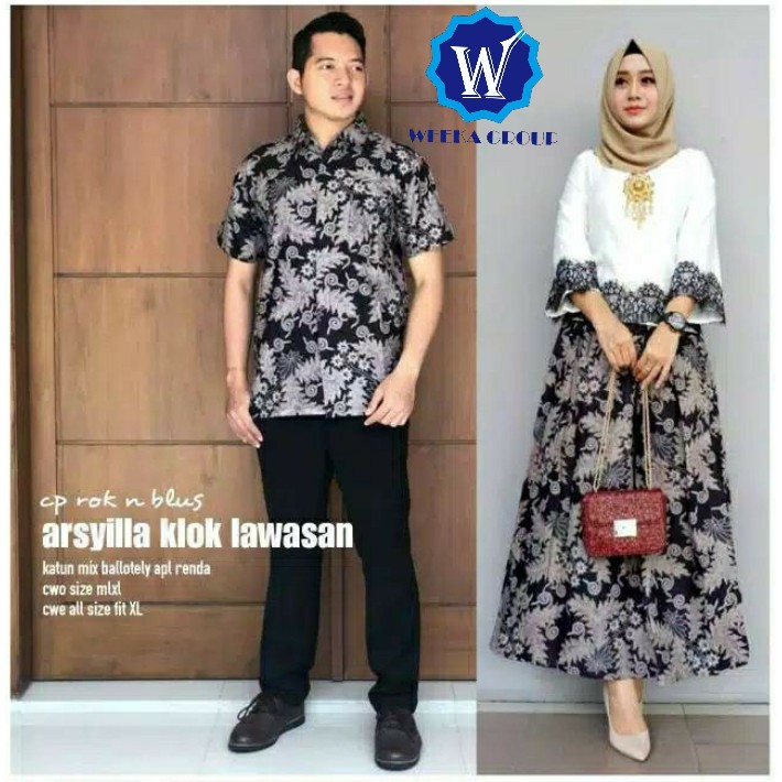 Rnb Chân Váy Đồng Phục Maxi Họa Tiết Batik Dành Cho Cặp Đôi Dự Tiệc