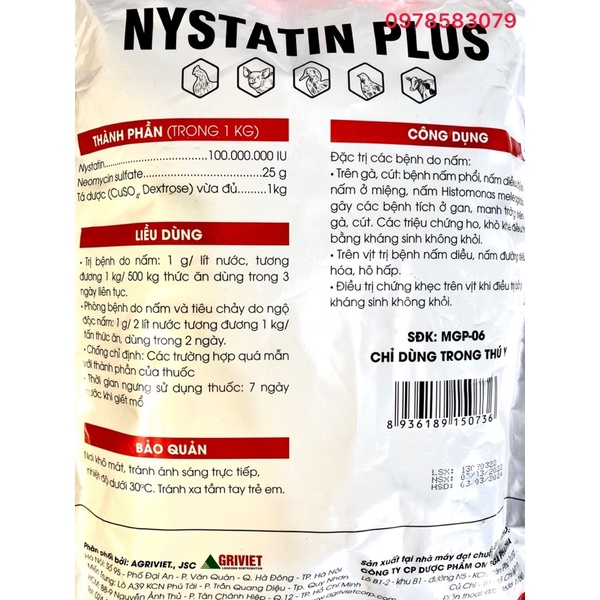 Nistatin Nấm dieu, nấm phoi, nấm -mieng, nam tieu- hoá