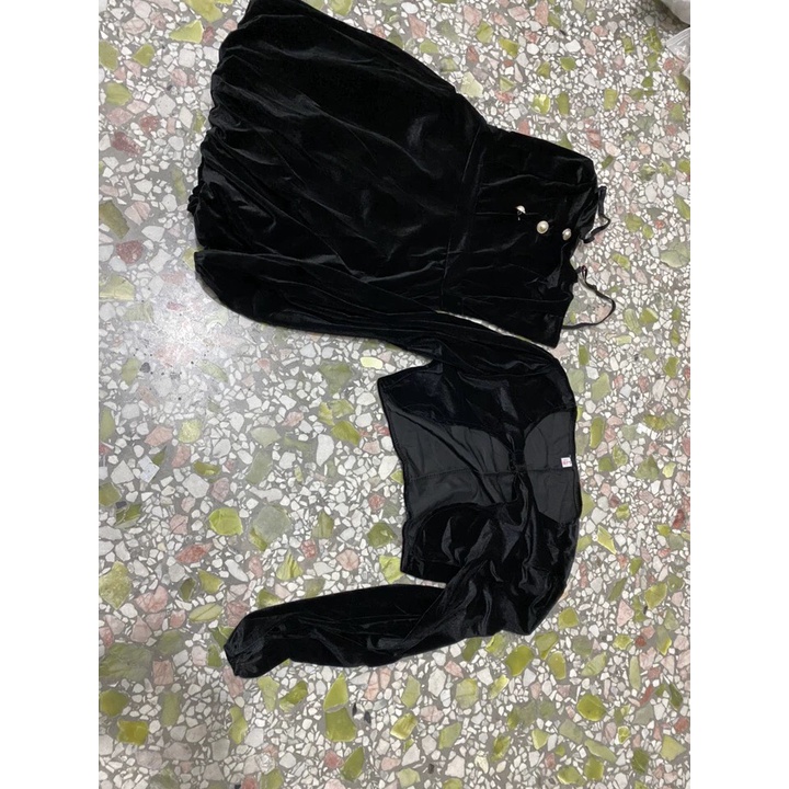 Set Áo Váy Nhung 2 Mảnh ⚡️ẢNH THẬT⚡️ Váy Đầm Chất Nhung, Dáng Xòe Cực Xinh Cho Nữ | BigBuy360 - bigbuy360.vn