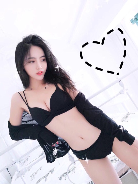 Áo Lót Su Thông Hơi Không Gọng Chéo Ngực,Dây Tạo Kiểu Xuất Hàn 806