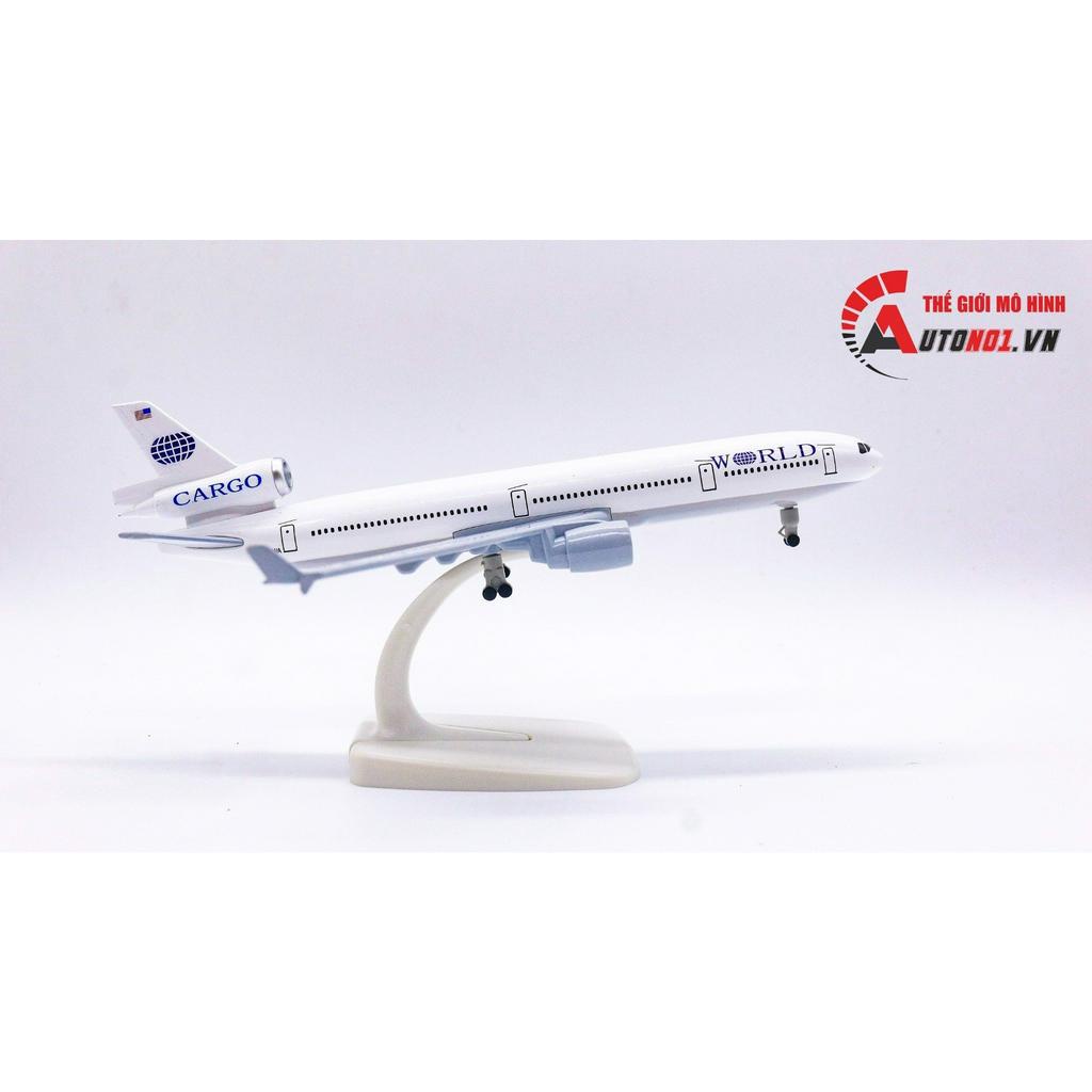 Mô hình máy bay World Airways Cargo MD-11 20cm MB20015