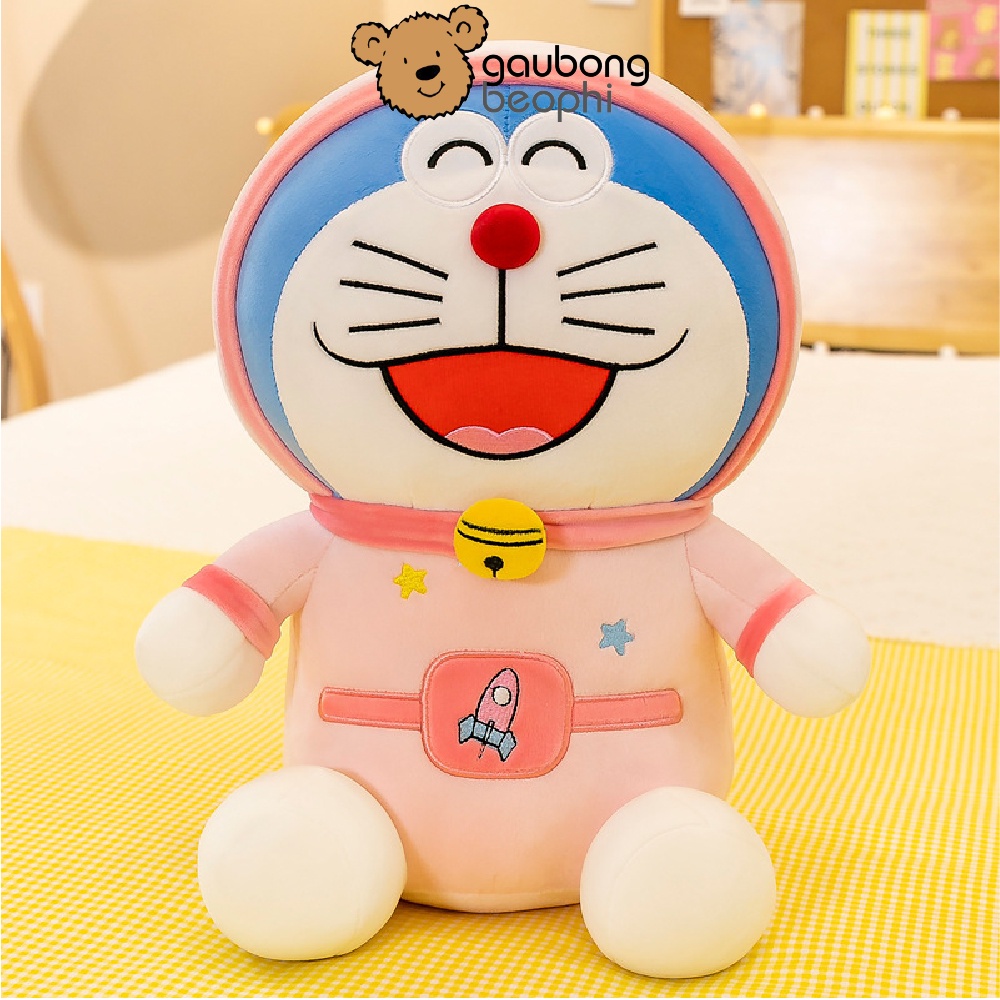Gấu Bông Đôrêmon Phi Hành Gia GauBongBeoPhi Cute, Nhiều Kích Thước, Mềm Mại Cao Cấp, Qùa Tặng Cho Mọi Lứa Tuổi