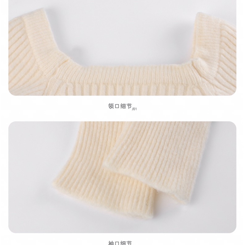 Áo len nữ cổ vuông, bo tay phong cách Hàn Quốc, chất len cực dày dặn - Hàng quảng Châu | WebRaoVat - webraovat.net.vn
