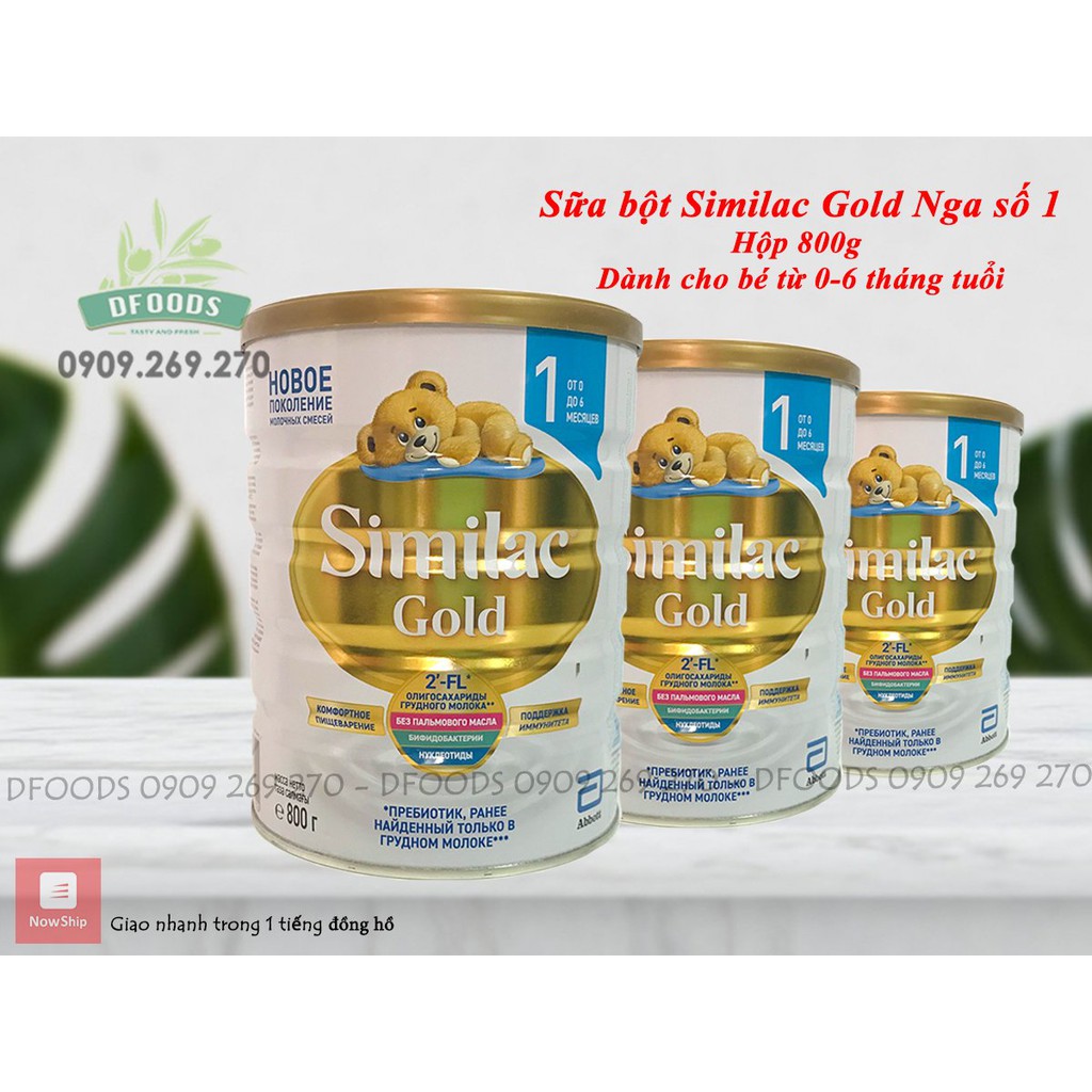 Sữa Similac Gold Nga Số 1, 2, 3, 4 800g