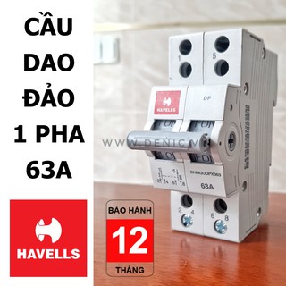Cầu dao đảo chiều nguồn điện 40A, 63A MTS Havells