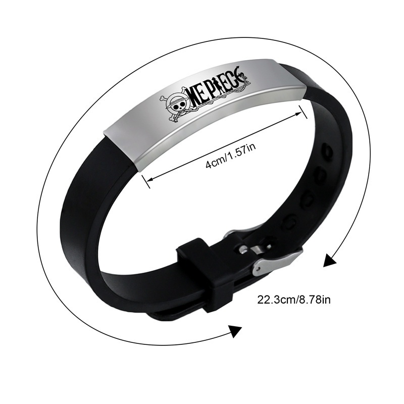 Vòng đeo tay da phong cách anime one piece