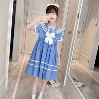 Đầm công chúa cổ thủy thủ xinh xắn cho bé gái