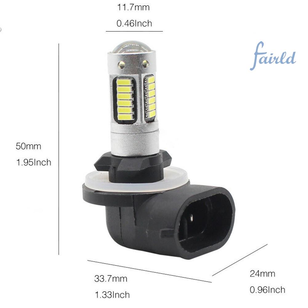 2 Bóng Đèn Led Trắng 881 Ban Ngày 4014 30smd 6000k