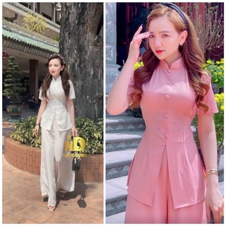Set lam đi chùa cổ tàu, đồ lam bigsize