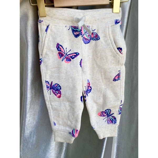 Quần Nỉ Bé Gái Dư Xịn, Quần Jogger OshKosh Bé Gái Dư Xịn Size 9M-14Y