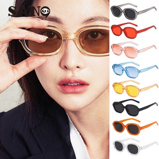 Kính Mát Thời Trang Gọng Bầu Dục Phong Cách Hip Hop Hàn Quốc