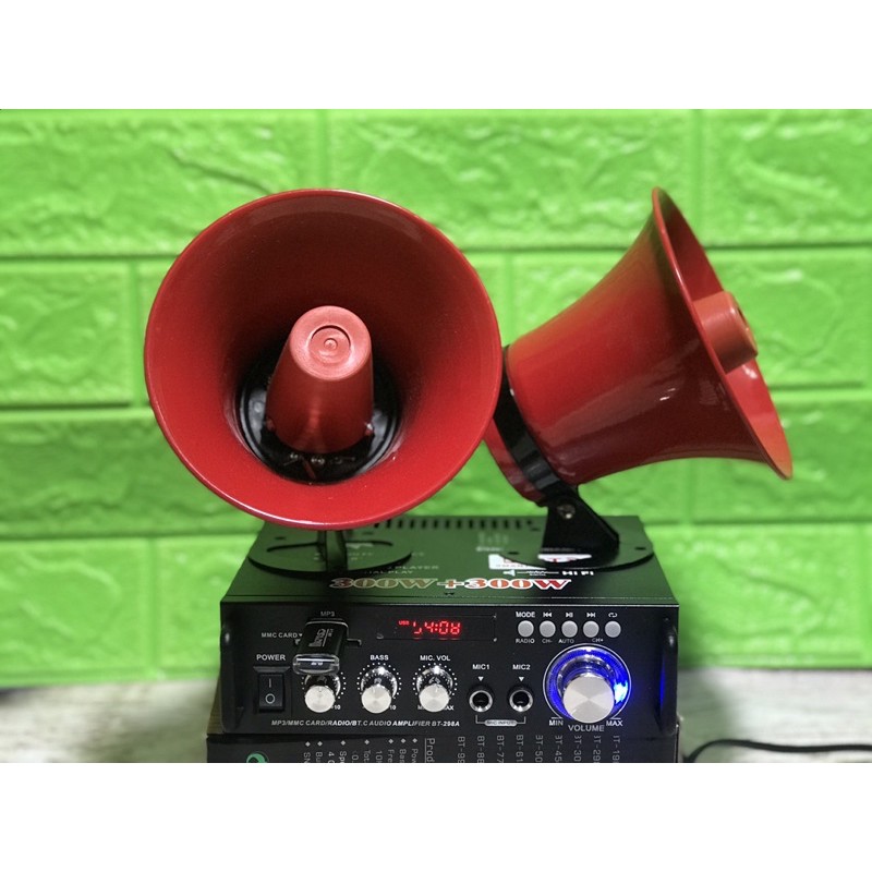 Loa bẫy chim đêm bát nhôm đỏ 20w đánh chim đêm tiếng siêu chuẩn - loa phóng thanh 20w bán hàng rong