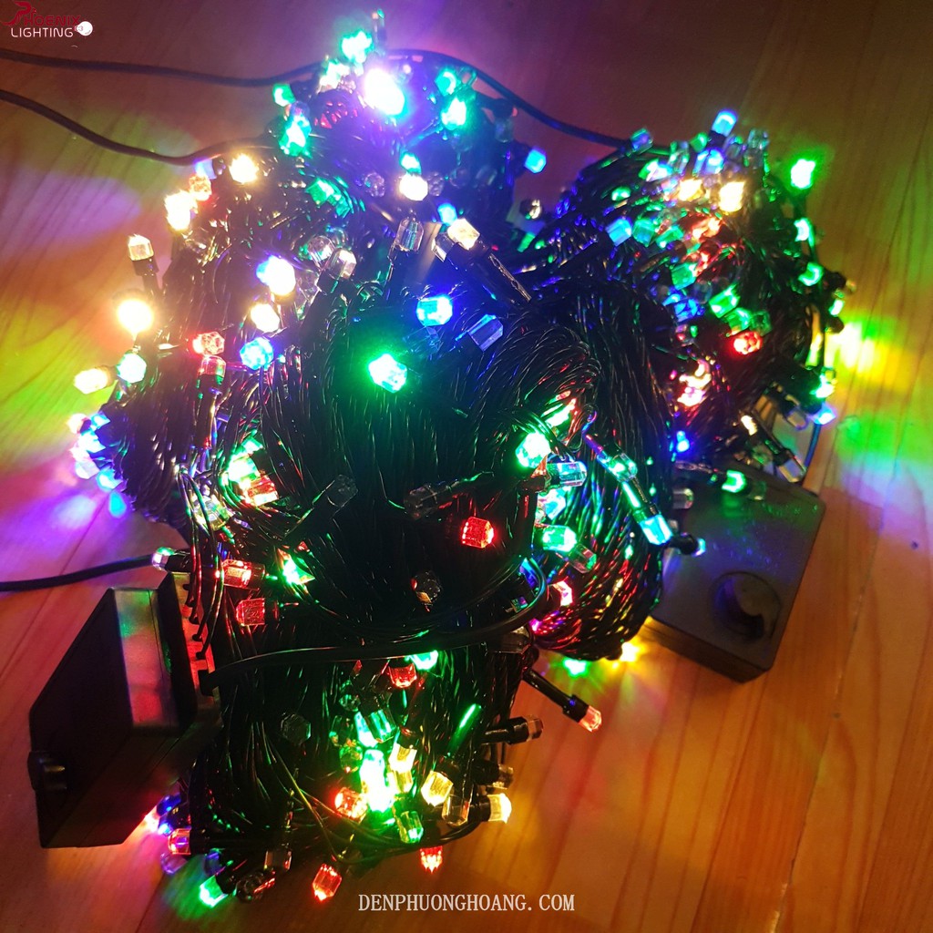 DÂY LED NHÁY KIM CƯƠNG TRANG TRÍ CUỐN CÂY NGOÀI TRỜI DỊP LỄ TẾT, NOEL