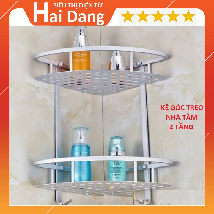 Kệ Góc Treo Nhà Tắm 2 Tầng
