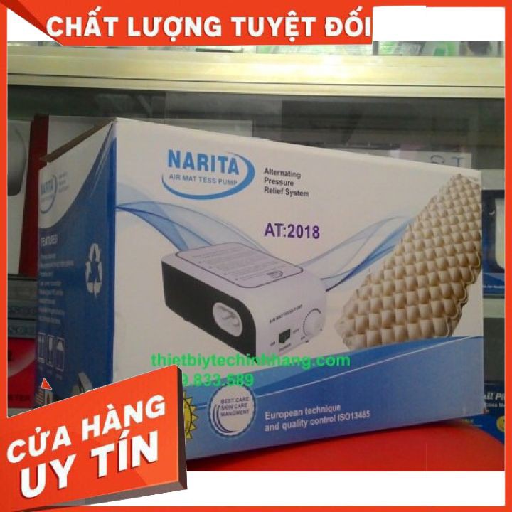 Đệm hơi chống let NARITA AT:2018🔥🔥🔥HÀNG HOT 2020🔥🔥🔥 Thoải mái, thông thoáng, tránh được lở loét, mỏi cơ