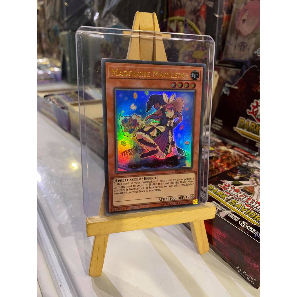 Lá bài thẻ bài Yugioh Madolche Magileine - Ultra Rare - Tặng bọc bài nhựa bảo quản