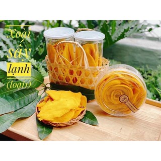 Mứt Xoài Sấy Dẻo loại 1 xếp hoa- Mứt tết - Mứt ngon -Ăn Vặt Bà Tư